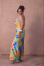 a woman in a dress