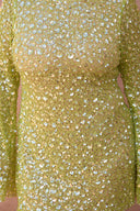 a close up of a dress
