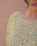 Rebel - Lime Sequin Mini Dress