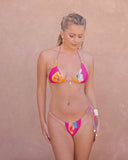 Vivid Horizon - Bikini Top In Pink
