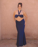 Midnight Glow - Glittery Maxi Skirt